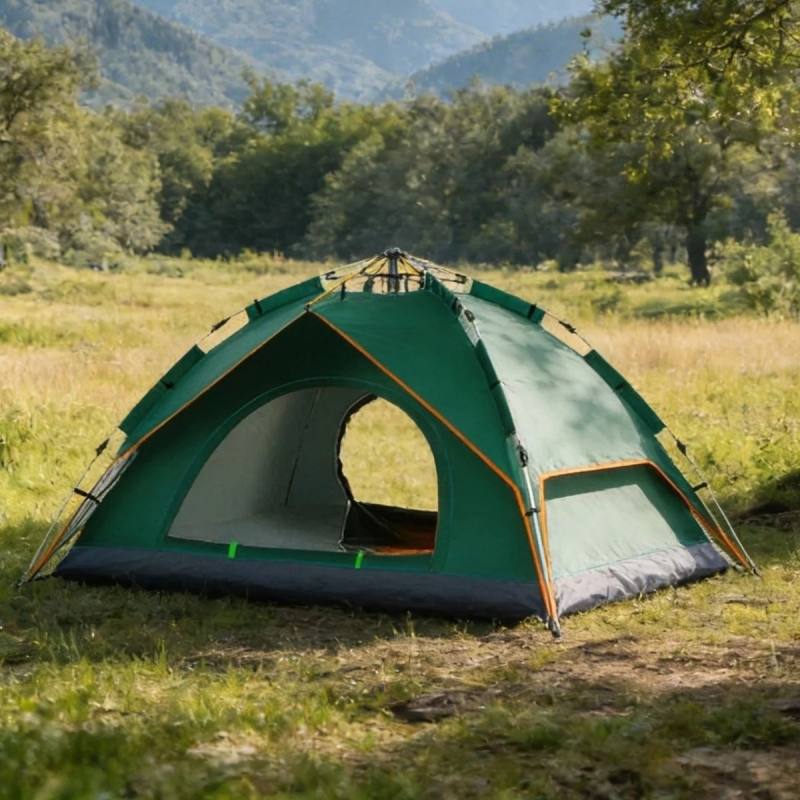 6 Kişilik Otomatik Kamp Çadırı – Çift Katmanlı, Suya Dayanıklı, Hızlı Kurulum Outdoor Aile ve Doğa Çadırı 200x250x150 cm