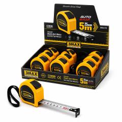12 Adet 5MT X 25MM Otomatik Çelik Şerit Metre Stoplu
