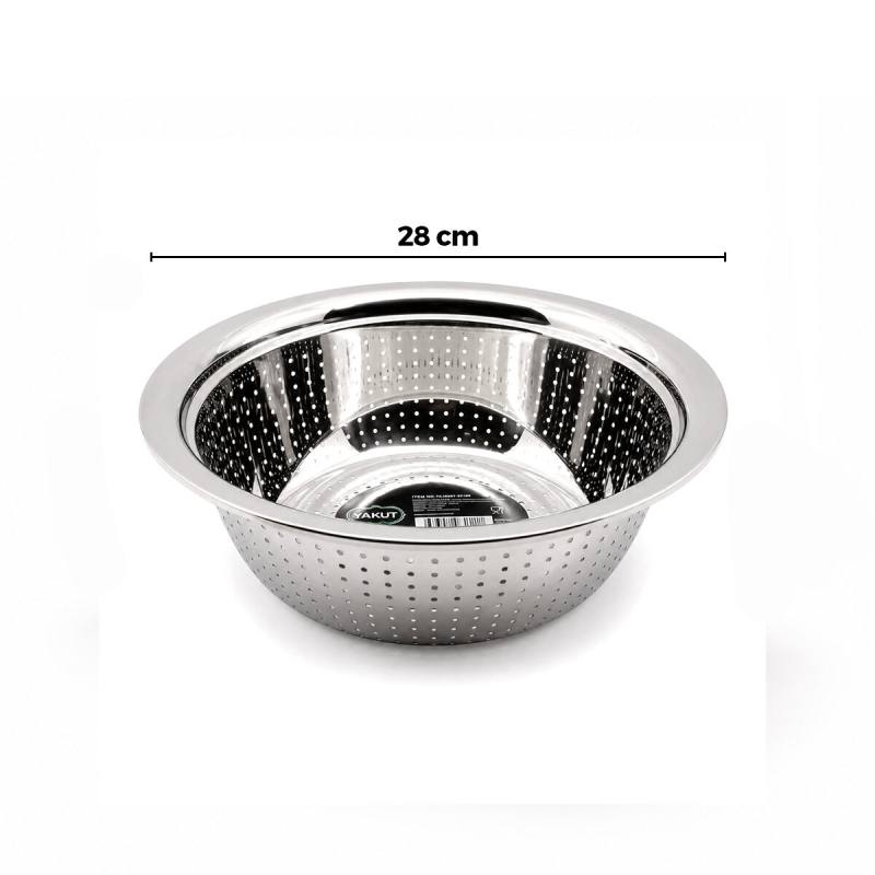 28CM Kulpsuz Paslanmaz Metal Sepet Süzgeç