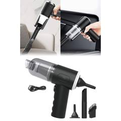 3İN1 Çekme - Üfleme Oto-araç - Ev El Tipi Süpürge Usb Şarjlı Mini - Taşınabiliri HS-22