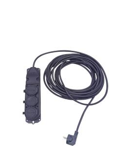 3LÜ 10 Mt Uzatma Kablosu Çantalı Kauçuk Priz 3X1.5 Cca Kablo