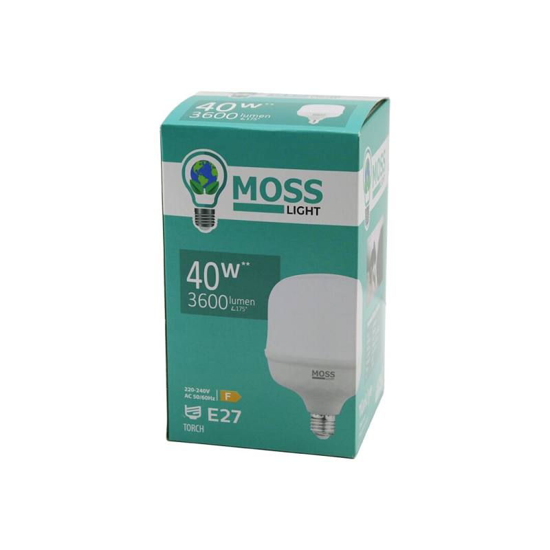 40W Torch Led Ampul Plastik E27 3600LUMEN L175° 5000 Saat Ömür IP20 185-265V Ac MS-3098