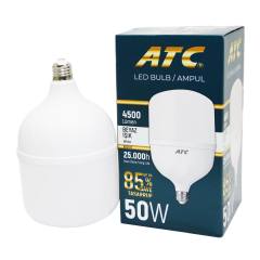 50W Torch Led Bulb Ampul Beyaz E27