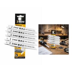 5PCS Tilki Kuyruğu - Testere Bıçağı Metal 150MM/1.4MM