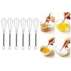 6PCS MİNİ=13CM Metal Çırpıcı
