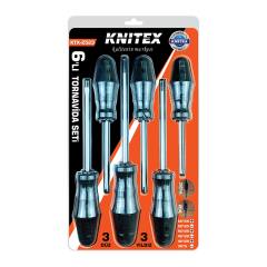 6PCS Tornavida Seti 6X150 Yıldız - 5X125 Düz-yıldız - 4X120 Düz-yıldız - 3X75 Düz
