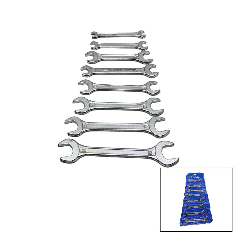 8 Parça Ağzı Açık 6-22MM Anahtar Takımı
