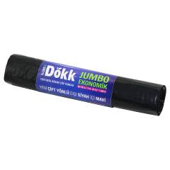 180 ADET FLOREX-619 DÖKK ECO JUMBO ÇİFT YÖNLÜ 20PCS 80X110CM ÇÖP TORBASI 9x20=180