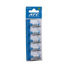 Atc Super Alkaline Battery A27 - 27A LR27 Araç - Oto Kumanda Pili 12V 5Lİ Kart