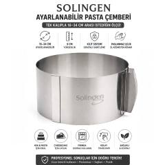 Ayarlanabilir Metal Kek Kalıp 16-34CM