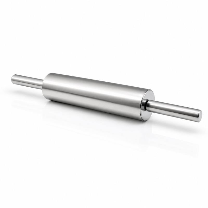Çelik Metal Merdane - Hamur Rulosu 40CM