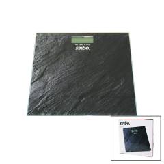 Dijital - Pilli Cam Banyo Baskülü Lcd Ekran - Sıcaklık Göstergeli 180KG/50GR 26X26CM Sinbo SBS-4450