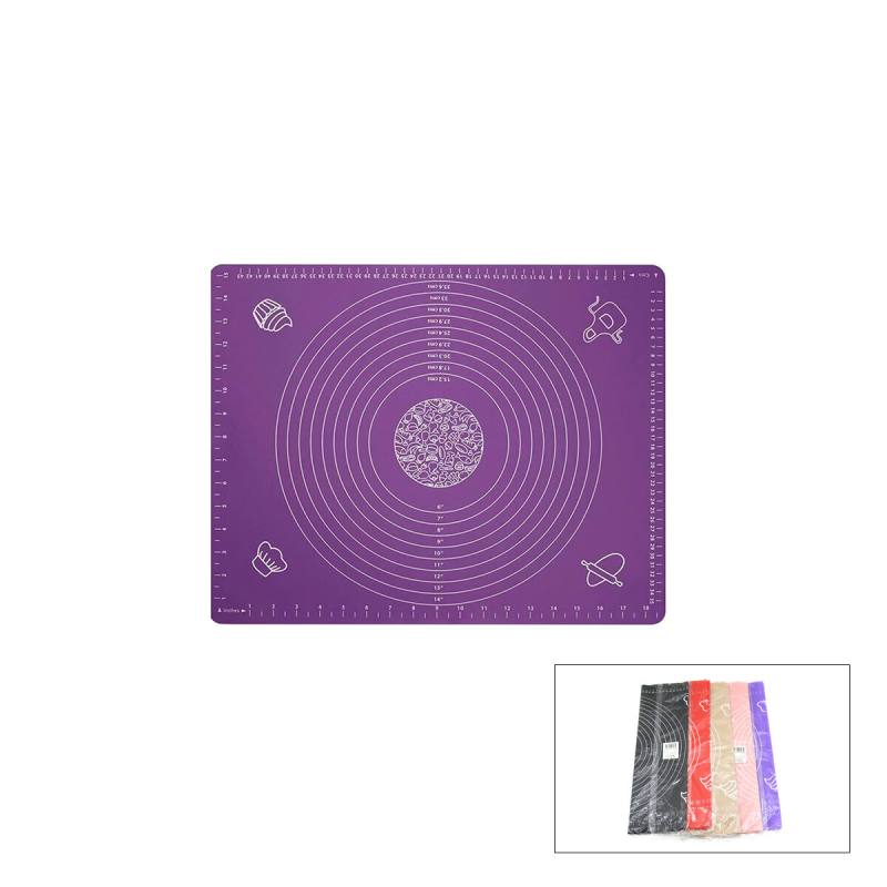Dikdörtgen 45X65CM Renkli Silikon Hamur Matı Ölçek Çizimli 220GR Herhangi Bir Renk Gönderilir