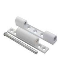 Düz Metal Beyaz Metal 75MM Pvc Pencere Menteşe