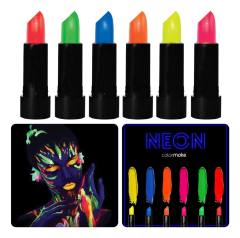 GlowPaint 6’lı Neon Boya – UV Işıkta Parlayan Makyaj Seti