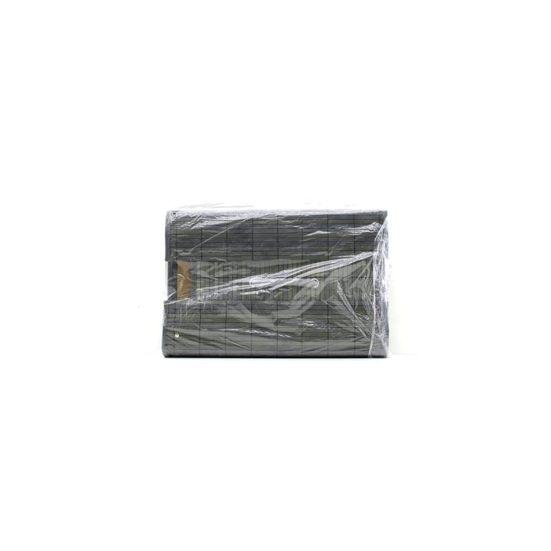 Gri Yuvarlak 35X50CM Bambu Ahşap Kirli Çamaşır Sepeti Seyyar Kapaklı Kumaş Çantalı İp Kulplu