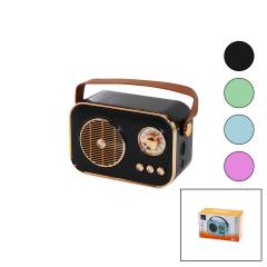 M4 Portable Wireless Hoparlör - Speaker Işıklı Usb Şarjlı Renkli Kasa - Bronz Çerçeveusb - Dc 5V - Tf