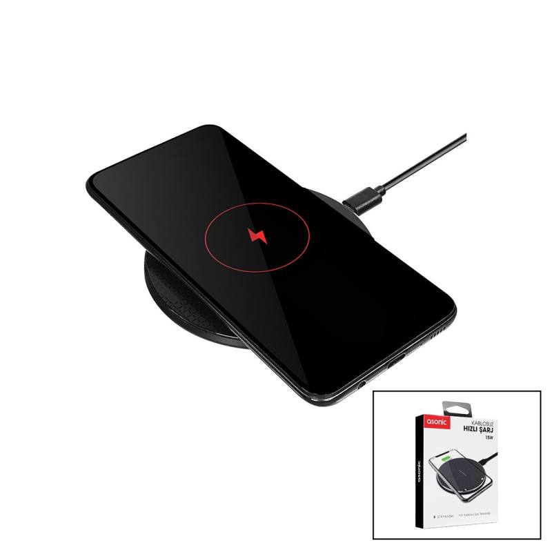 Masa Üstü Kablosuz Hızlı Şarj Cihazı 3.1A - 15W AS-W150