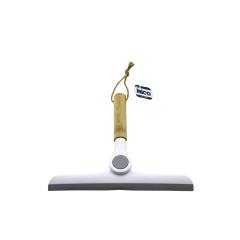 Oynar Başlı Camsil - Cam Silme Aparatı Ahşap Sap - Plastik Uç Sap - 16.5 Uç : 24CM