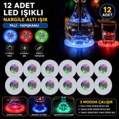 RGB LED Nargile Altı Işık 12’li Set
