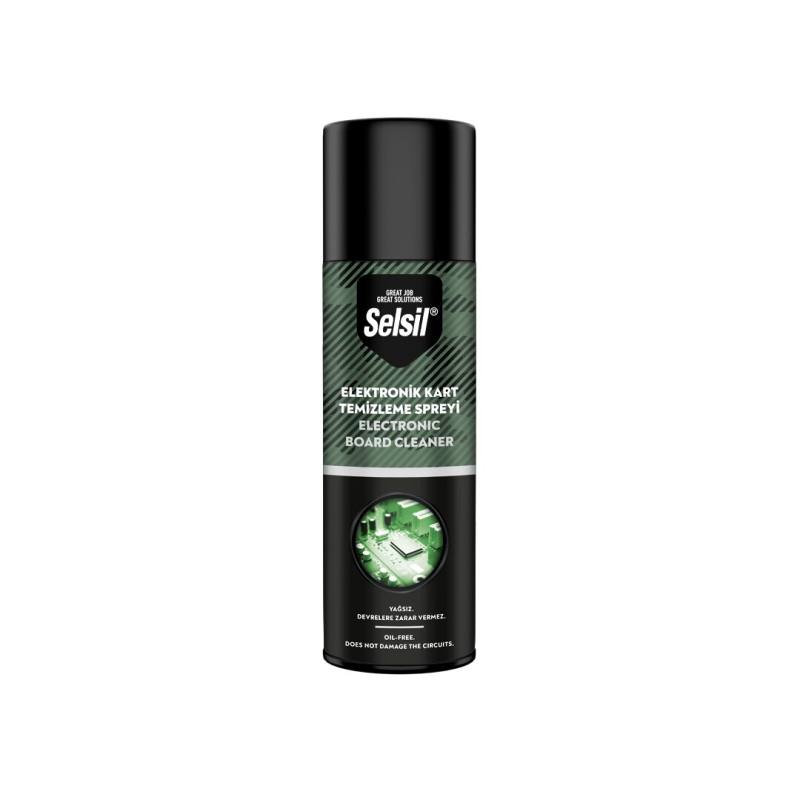 Selsil Elektronik Kart Temizleme Spreyi 500ML Yağsız - Devrelere Zarar Vermez