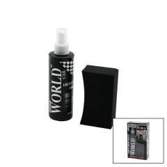 Shıne World Car Lastik - Tampon Parlatıcı Sprey Seti Plastik Şişe 250ML ± %10 Parlatma Süngeri