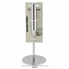 Yuvarlak Çap : 8CM Metal Saplı = 11.5CM Metal Patates Ezici Toplam Uzunluk : 26.5CM