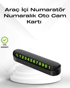 Fosforlu Işıltı ile Araç İçi Telefon Numaratörü – Güvenli Parkın Anahtarı