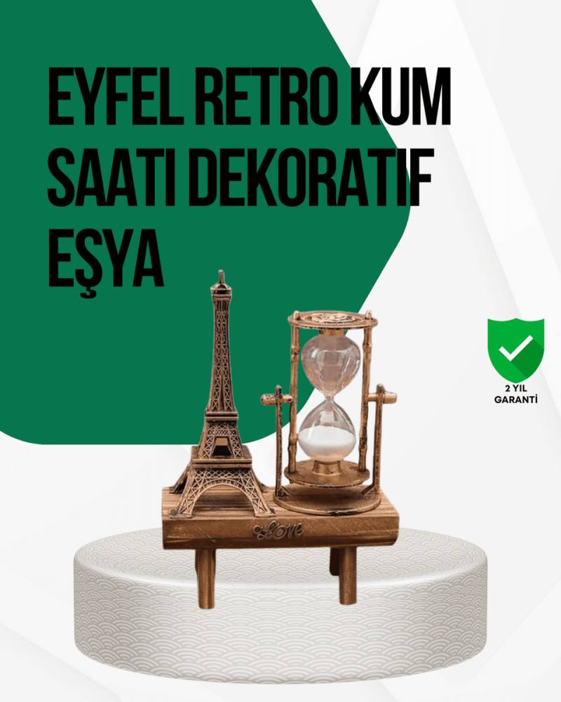 Ahşap Kum Saati – Vintage Tasarımlı Masa Dekoru