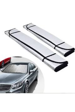 Oto Ön Cam Güneşlik Katlanabilir UV Koruyucu Renault Megane Hyundai i20 Opel Astra Toyota Corolla