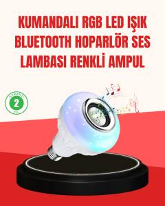 Akıllı LED Ampul – E27 Uyumlu ve Müzik Çalarlı Tasarım