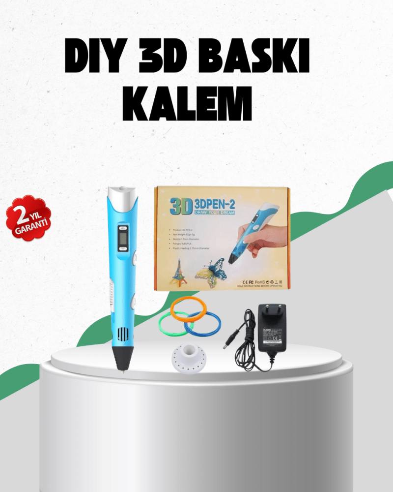 Profesyonel ve Hobi İçin 3D Modelleme Kalemi