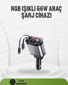 Ford, Opel, Volvo, Skoda Araçlar için 66W Çoklu Hızlı Şarj Cihazı