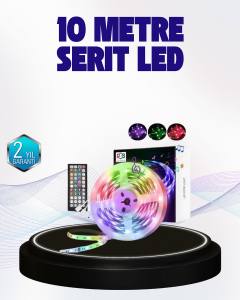 Bluetooth Kontrollü Smart Şerit Led 10M Sese Duyarlı RGB Aydınlatma