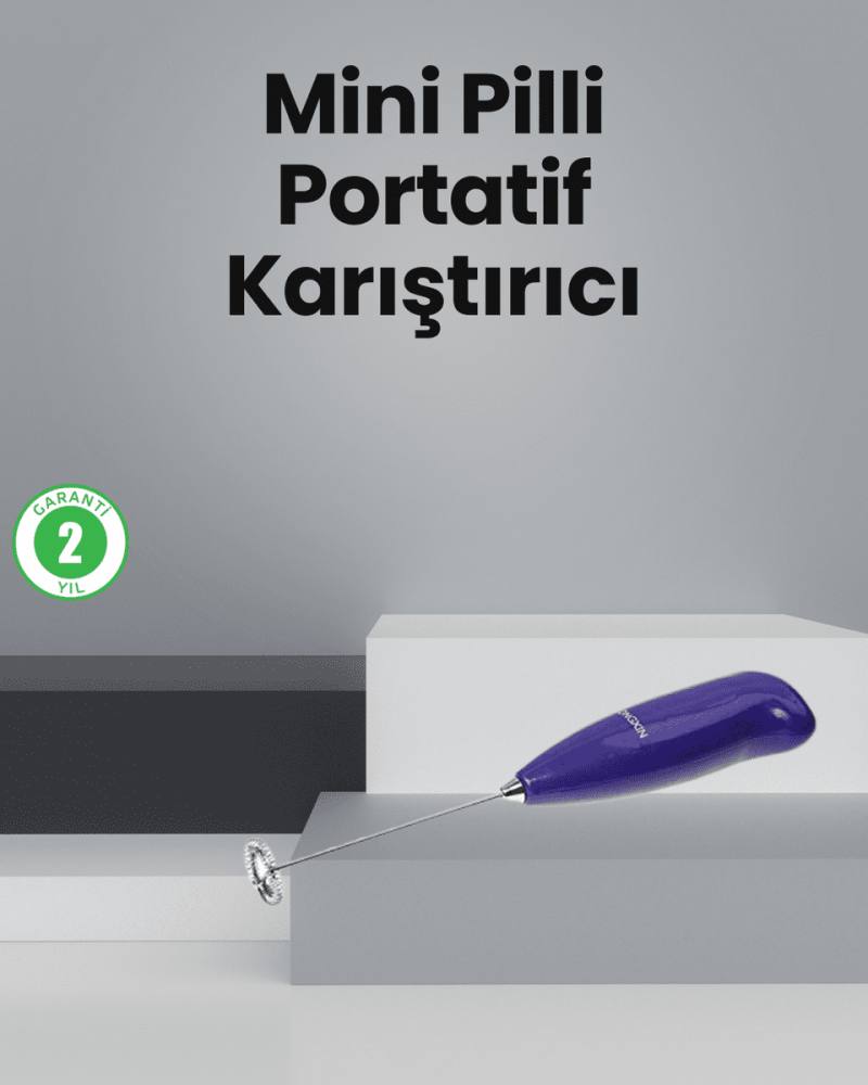 Mutfak İçin Mini El Mikseri – Kahve, Süt, Krema ve Sos Karıştırıcı