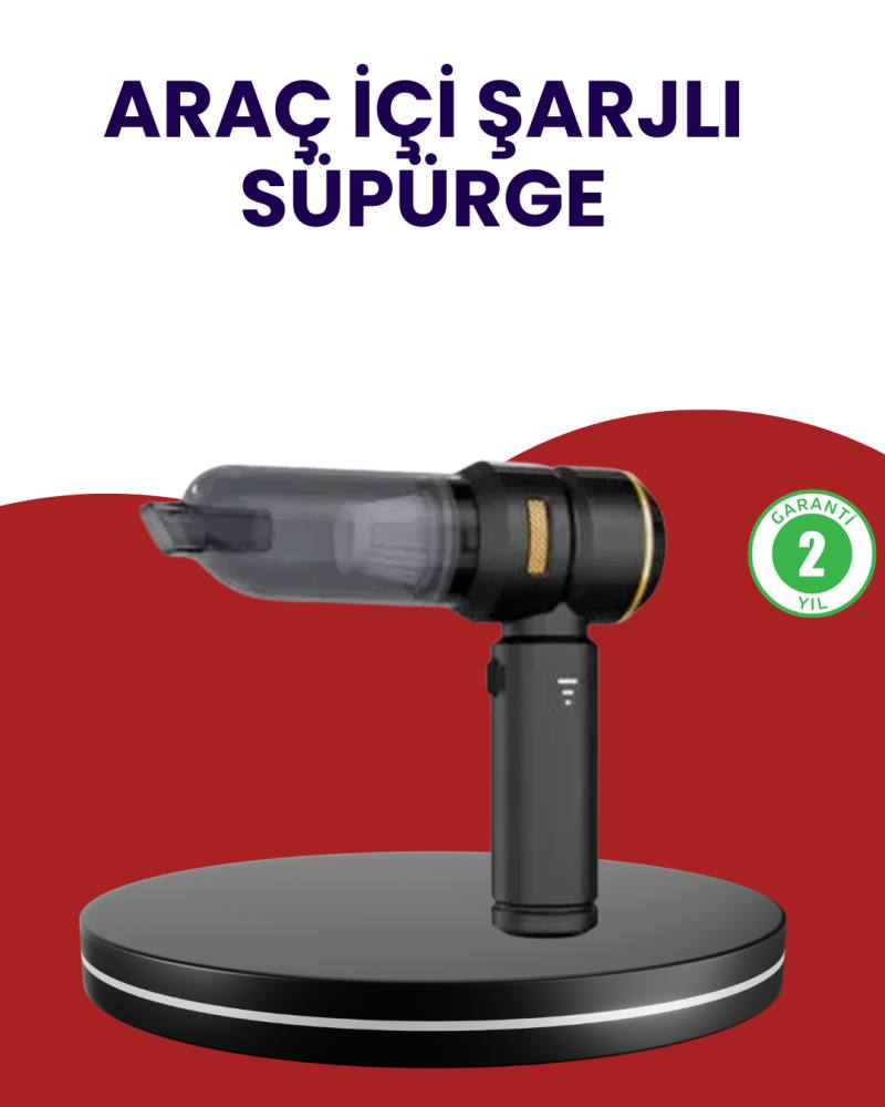 Yüksek Performanslı Araç İçi El Süpürgesi