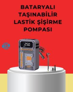 Hızlı Şişirme Güçlü Motorlu 150 PSI Araba Lastik Pompası