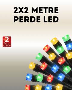 Taşınabilir Pil İle Çalışan LED Işık – 2x2 Metre Perde Modeli