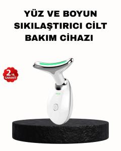 EMS Mikro Akım Yüz ve Boyun Sıkılaştırıcı Cihaz 7000 VPM Titreşim Isı Terapili