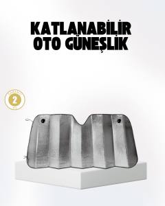 Otomobil Güneşliği – Katlanabilir Tasarım ve Süngerli Isı Yalıtımı