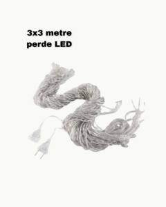 3x3 LED Işık Perdesi Şelale Model İç Dış Mekân Dekorasyonu