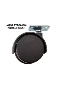 MASA AYAĞI 6CM KİLİTSİZ 4 ADET