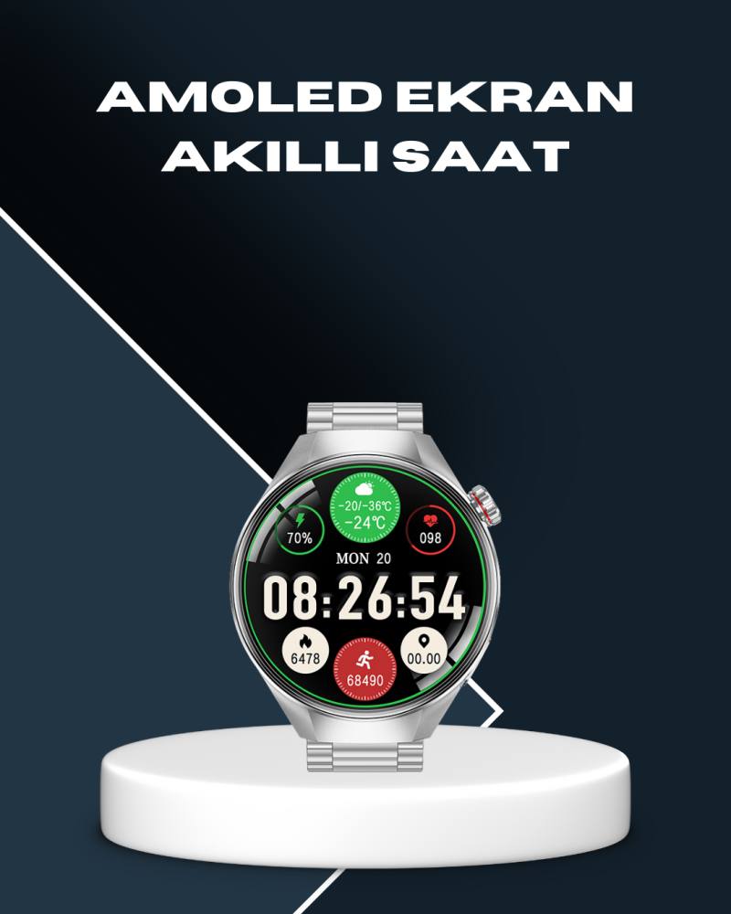 Akıllı Saat Bluetooth Görüşme Destekli – Spor, Sağlık ve Bildirim Özellikli