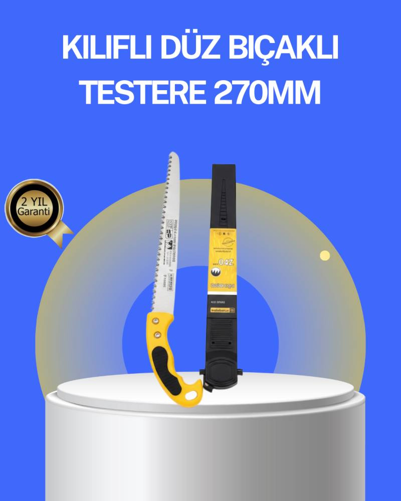 Bahçe ve Ağaç Budama Testeresi Ergonomik Saplı