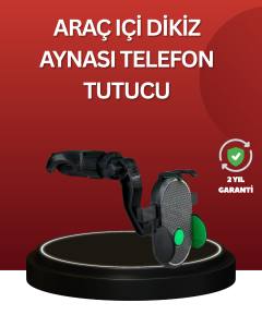 Ayarlanabilir Kıskaçlı Dikiz Aynası Telefon Tutucu Tüm Telefonlarla Uyumlu