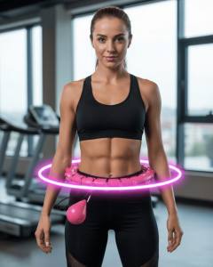 Evde Spor İçin Akıllı Hula Hoop Çemberi Mor