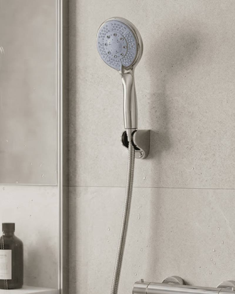 Çok Fonksiyonlu 4 Kademeli El Duşu Seti Spiral Hortumlu Banyo Duş Başlığı