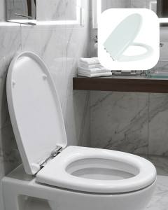 Universal Klozet Kapak Seti Kaydırmaz Alt Yüzey Kolay Temizlik Banyo Aksesuarı