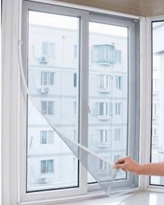 Pencere Sineklik Tülü 100x150 CM Çift Taraflı Bant Hediyeli Kesilebilir Tül Sineklik Seti