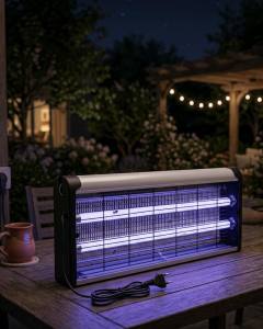UV Işıklı Elektrikli Sinek Savar 10W Sessiz Haşere Öldürücü Lamba